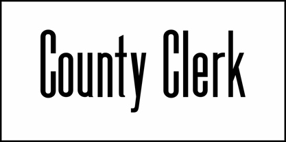County Clerk JNL Fuente Póster 2