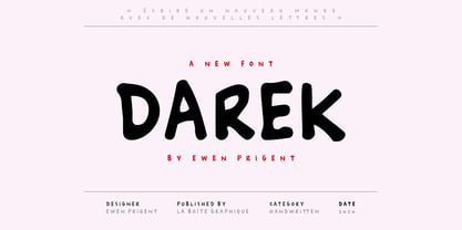 Darek Font Poster 6