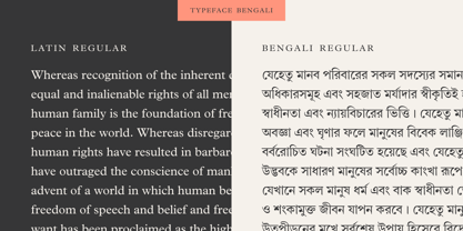 Linotype Bengali Font Poster 4