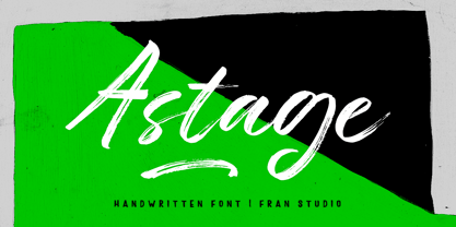 Astage Font Poster 1