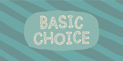 Basic Choice Fuente Póster 1