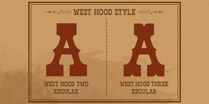 West Hood Font Poster 3