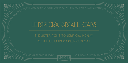 Lempicka Font Poster 4