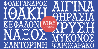 Wiley Font Poster 11