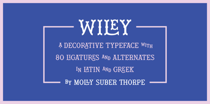 Wiley Font Poster 3