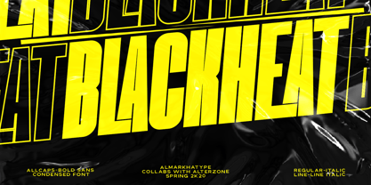 Blackheat Font Poster 1