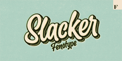 Slacker Font Poster 13
