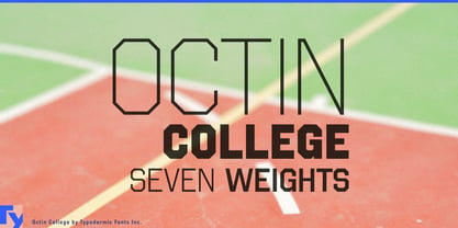 Octin College Font Poster 1