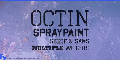 Octin Spraypaint Fuente Póster 1