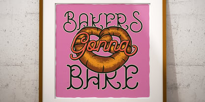 Bakehouse Font Poster 5