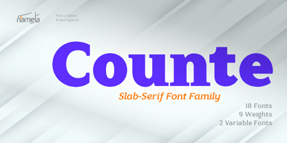 Counte Font Poster 1