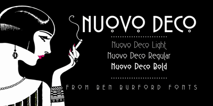 Nuovo Deco Font Poster 1