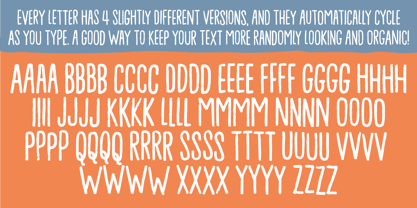 Lazy Dance Font Poster 4