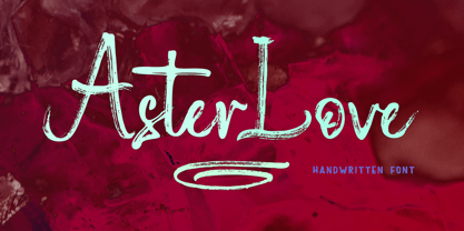 Aster Love Font Poster 1
