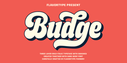 Budge Font Poster 1
