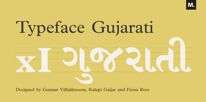 Linotype Gujarati Font Poster 1
