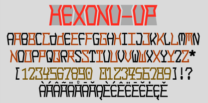 Hexonu Font Poster 5