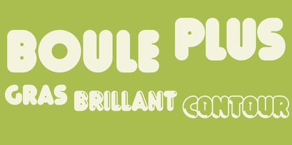 Boule Plus Font Poster 4