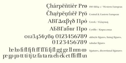 Charpentier Classicistique Pro Font Poster 10
