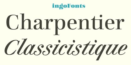 Charpentier Classicistique Pro Font Poster 1