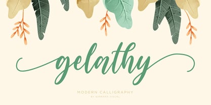 Gelathy Font Poster 1