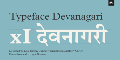 Linotype Devanagari Fuente Póster 1