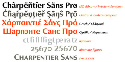 Charpentier Sans Pro Font Poster 5
