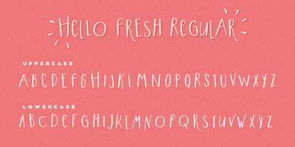 Hello Fresh Font Poster 6