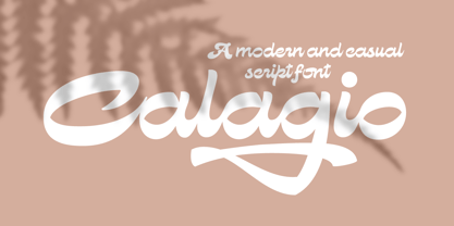 Calagio Font Poster 1