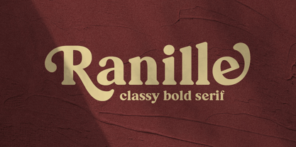 Ranille Font Poster 1
