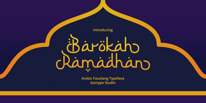 Barokah Ramadhan Font Poster 1