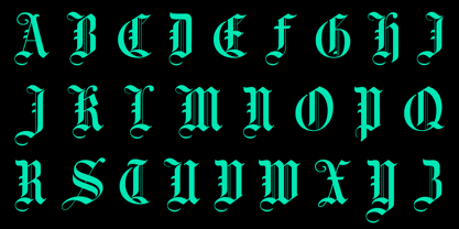 Altwien Font Poster 2