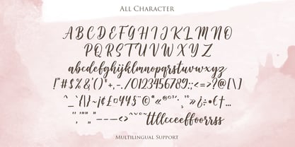Wishper Script Font Poster 2