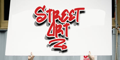 Street Art Font Poster 5