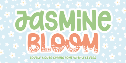 Jasmine Bloom Font Poster 1