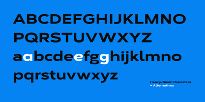 Corbert Wide Font Poster 2