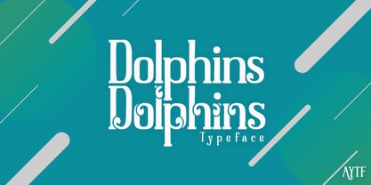 Dolphins Font Poster 1