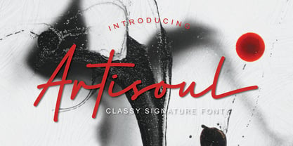 Artisoul Signature Font Poster 1