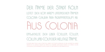 Colonia Deco Font Poster 6