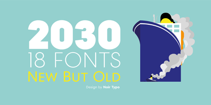 2030 Font Poster 1