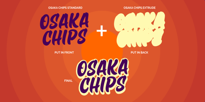 Osaka Chips Fuente Póster 5