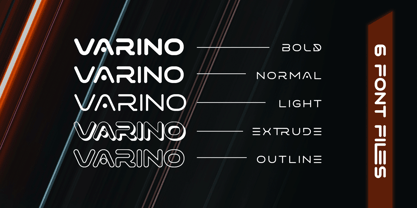 Varino Font Poster 4