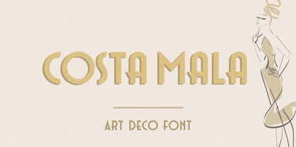 Costa Mala Font Poster 1