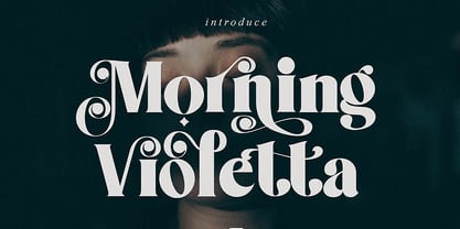 Morning Violetta Font Poster 1