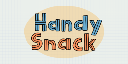 Handy Snack Font Poster 1