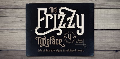 Frizzy Font Poster 1