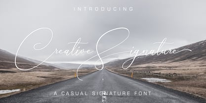 Creative Signature Fuente Póster 1