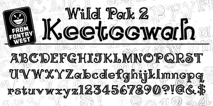 WILD2 Keetoowah Font Poster 1