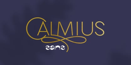 Calmius Sans Font Poster 1