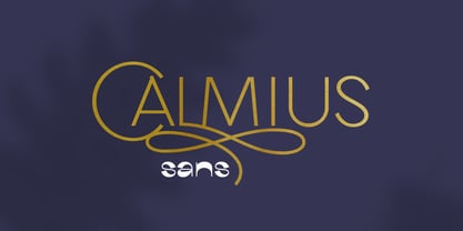 Calmius Sans Police Poster 1